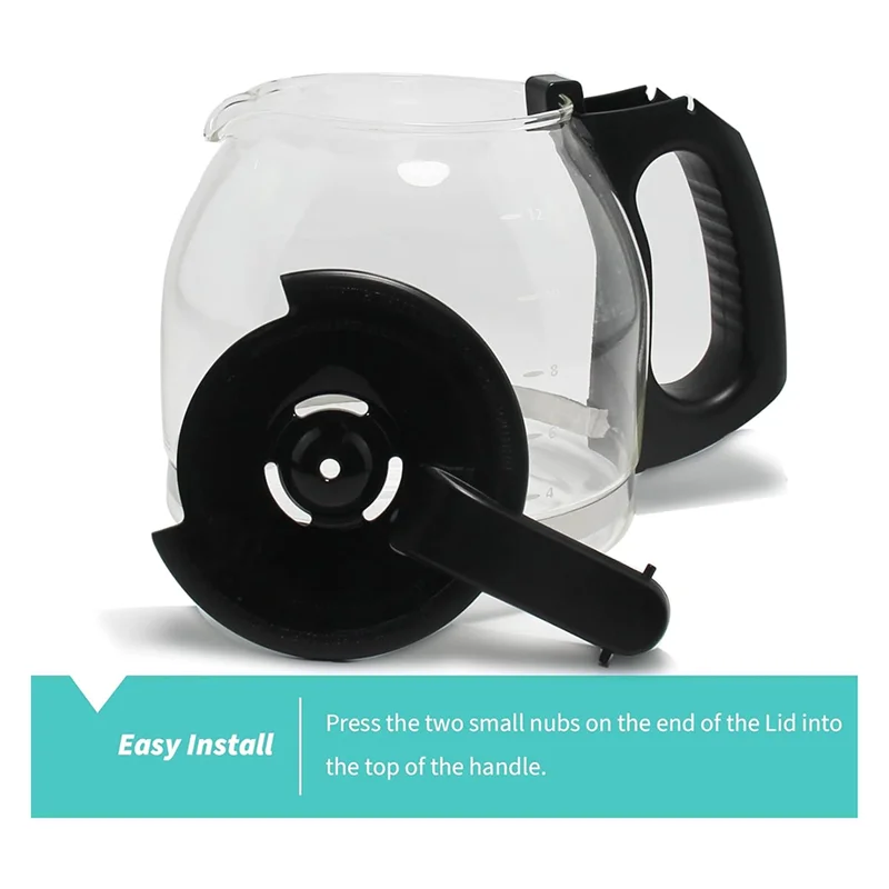 WHYY-2 パック交換用蓋ミスターコーヒー 12 カップガラスコーヒーポット 2 個コーヒー交換用ポット蓋コーヒーポットアクセサリー