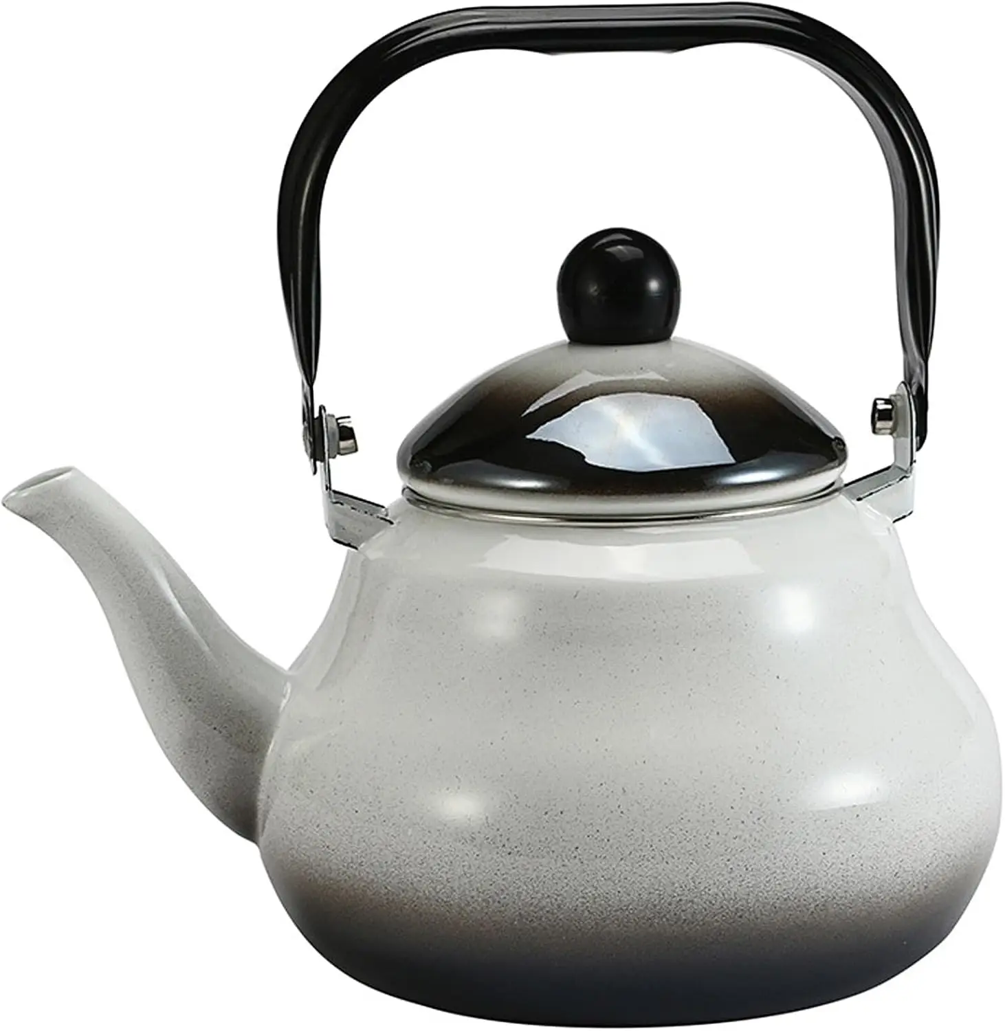 

2.1 Quart Arab style Vintage Tea Kettle,Enamel Tea Kettle with Handle,Enameled Teapot Stovetop,Hot Water Kettle for Home Kitchen