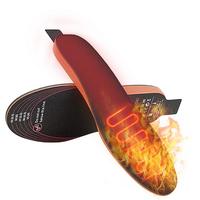 USB Heated Shoe Insoles APP Control Warm Insoles With 3 Temp Settings 3000mAh Cuttable Heating Pad Winter Foot Warmers