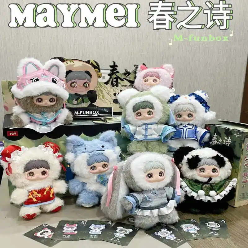 

Echte Maymei Blind Box Maymei Anime Figuren Maymei V3 Lente Gedichten Serie Mystery Box Kawaii Pop Custom Gift Trendy Speelgoed