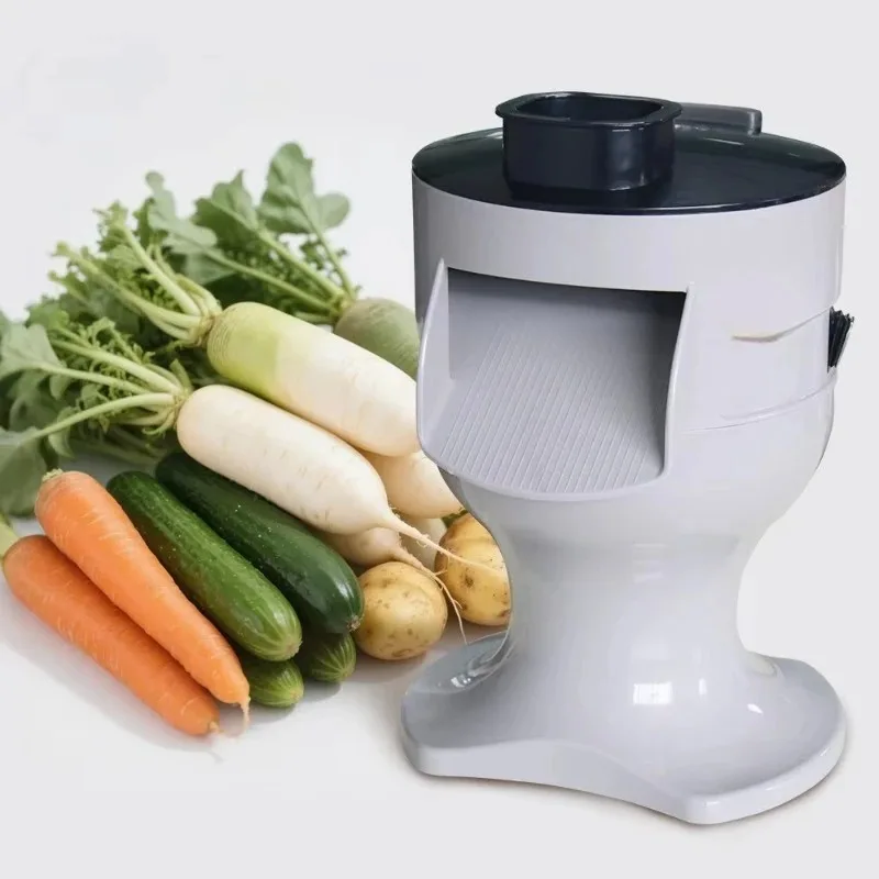 

Electric Multifunctional Vegetable Chopper Cutter Machine for Restaurant Kitchen Appliance Potato Lemon Slicer