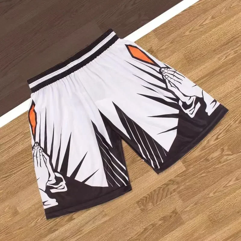 

Summer men's sports shorts Street Basketball Pants Customized Basketball Shorts Street Ball Men's Sports Street drawstring short