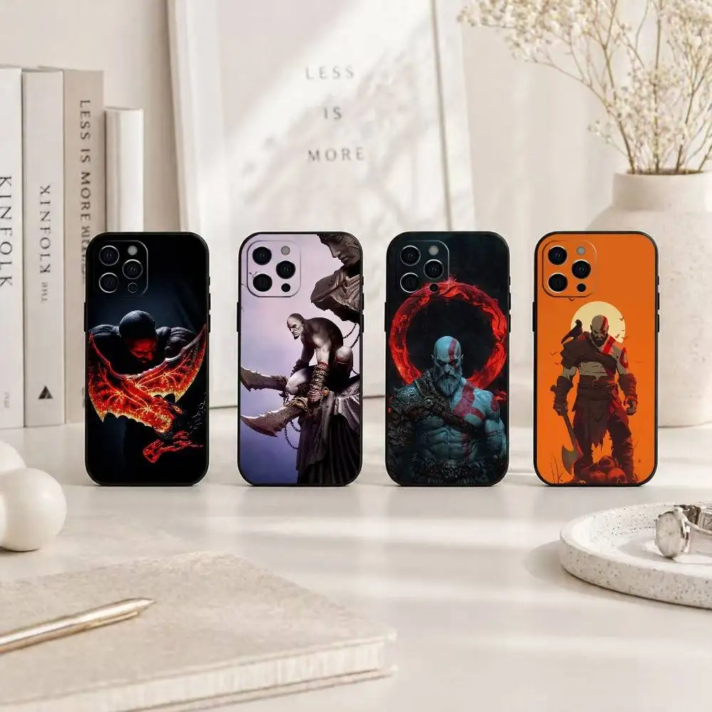 

Game G-God of War K-Kratos Phone Case Silicone Soft For IPhone 17 16 15 14 13 12 11 X XR Plus Pro Max Plus