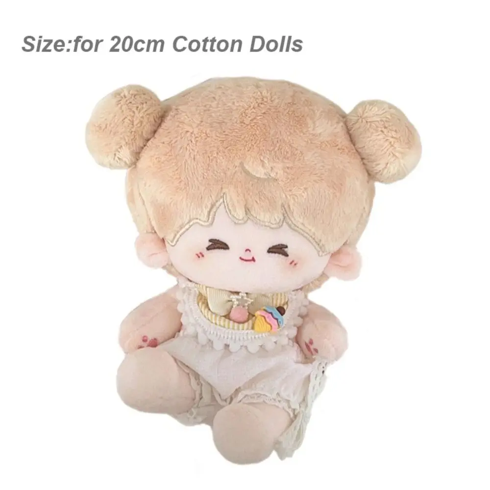 Fashion DIY 20cm Cotton Doll Clothes Cartoon Cute Doll Clothes Decoration Colorful Toy Gift Dolls Drool Towel BJD Doll