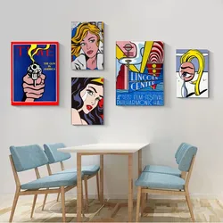 Artwork Roy Lichtenstein Poster No Framed Poster Kraft Club Bar Paper Vintage Poster Wall Art Painting Bedroom Study Stickers