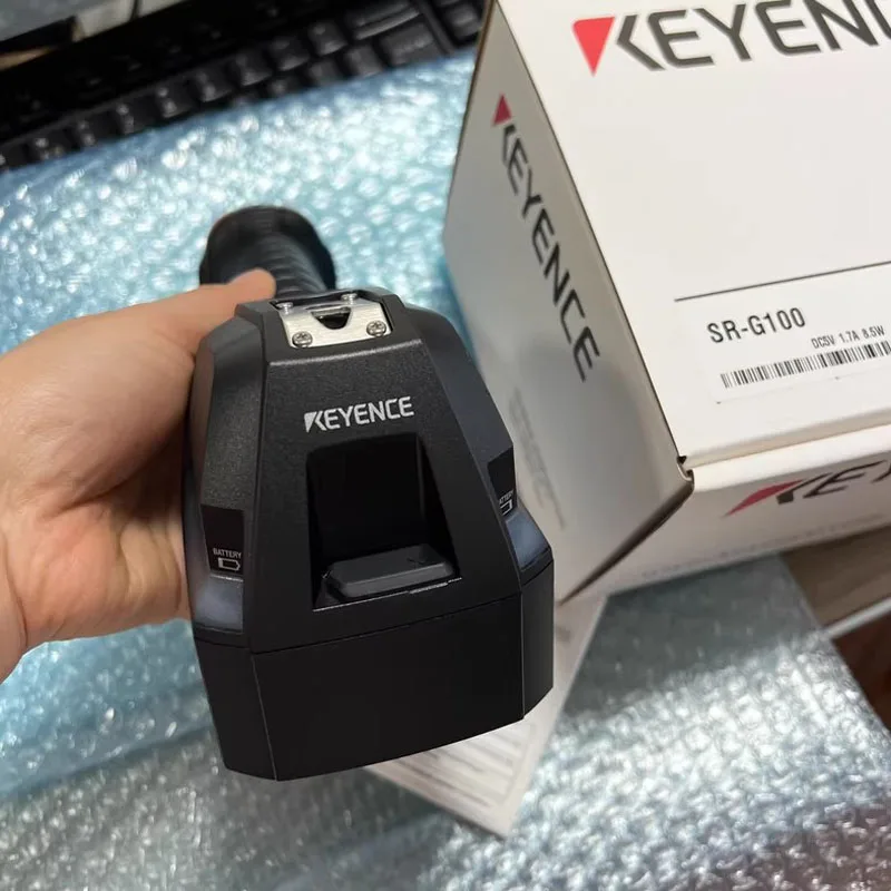 SR-G100 Новый оригинальный ручной сканер штрих-кодов KEYENCE; считыватель штрих-кодов, большие акции, добро пожаловать на консультацию.