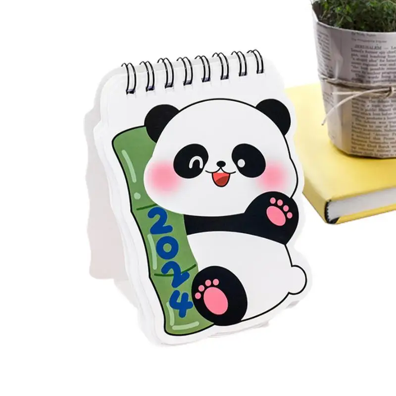 Mini Calendar 2024 18 Months From June 2023 Dec 2024 Small Calendar Portable Cute Pandas Planning Organizing Daily Scheduler For