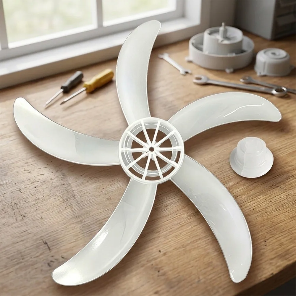 Ventilator Blade Set Household Fan Parts For Home Appliance Repair Precision-machined Strong Airflow Stable Performance