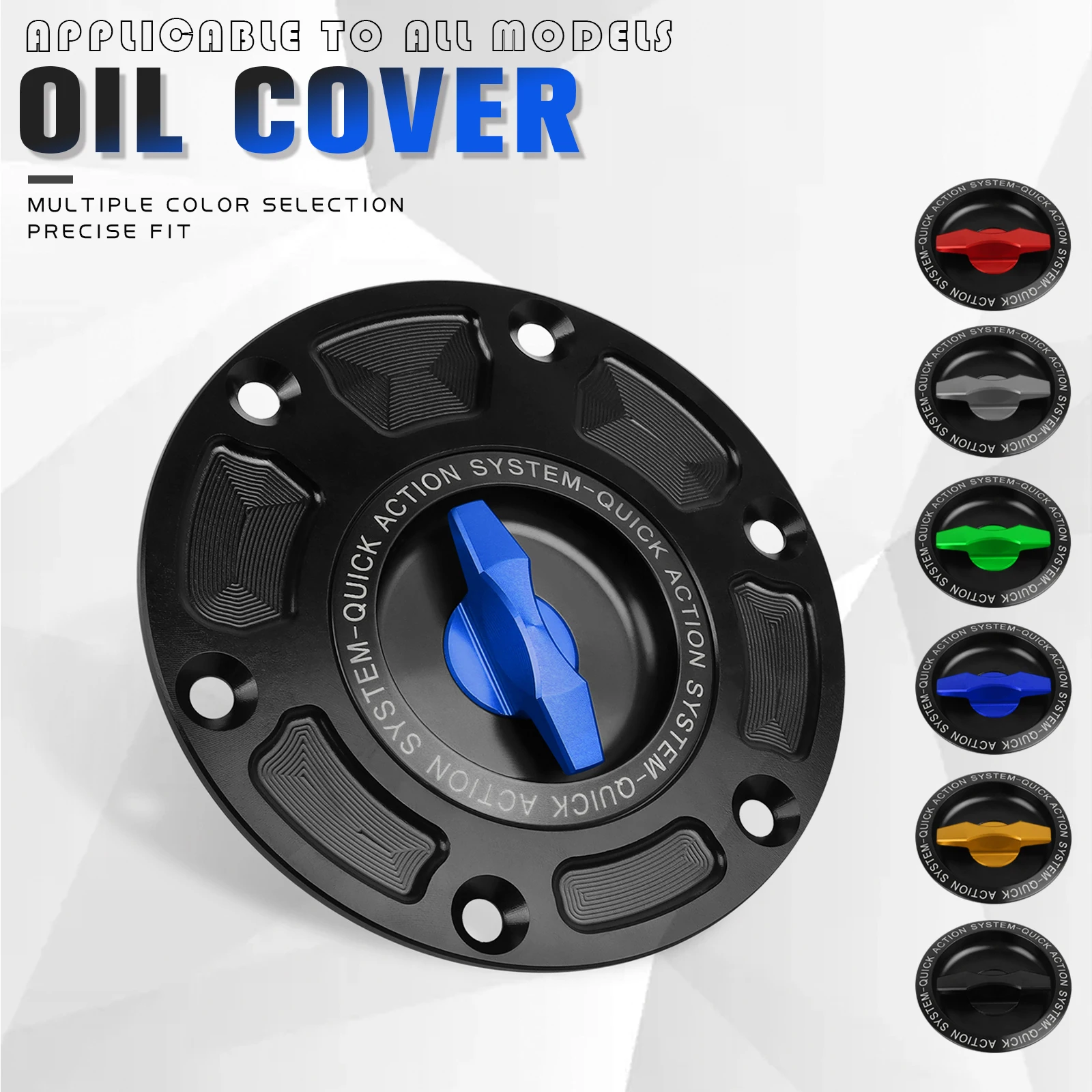 For Aprilia Mille RSV1000 SV 1000 Shiver 750 RS4 RS125 RS250 RS660 Keyless Racing Quick Release Fuel Tank Cap Oil Tank Cover