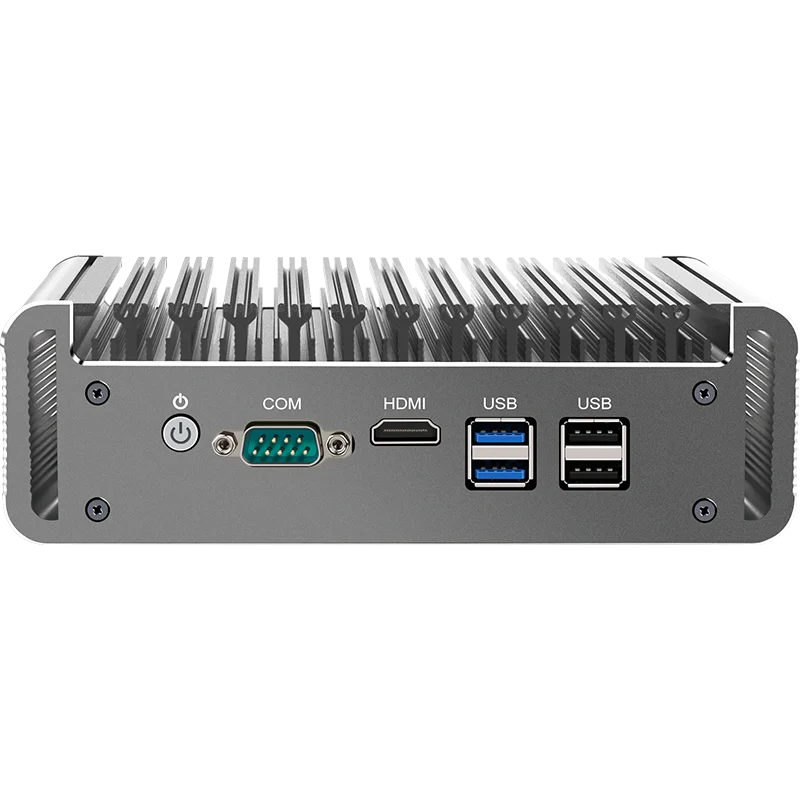 Enrutamiento suave de seis puertos de red, tarjeta de red i226, memoria Dual DDR4/Estado Sólido M.2 NVMe/4 USB/puerto serie RS232, N5105/N6005