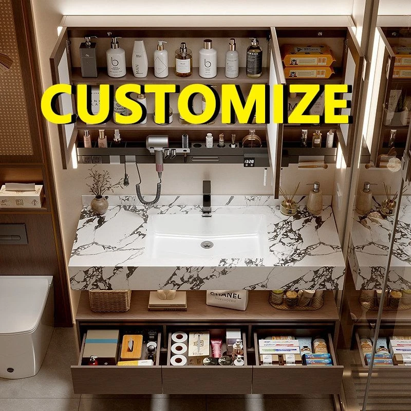 Any Size Custom Wabi Sabi Minimal Smoky Pink Marble Sink Soft Natural Texture Multi Stone Picks Organic Bathroom Decor Fixtures