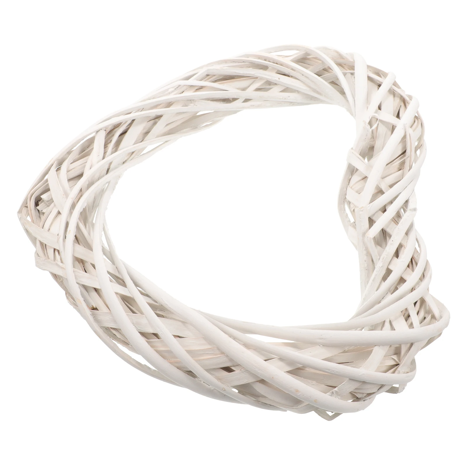 

Heart Shaped Rattan Wreath 30cm White DIY Garland Materials Natural Vine Decor Bedroom Living Room Christmas Atmosphere