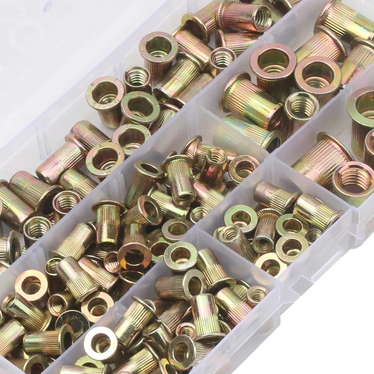 Imperial Rivet Nut Assortment Kit, #8-32 #10-24 1/4