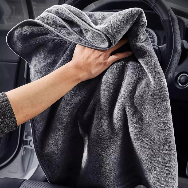 Large size Microfiber Cleaning Towel Super Absorbent Thicken Soft Drying Cloth Car Body Washing Towels Car cleaning towel Clean