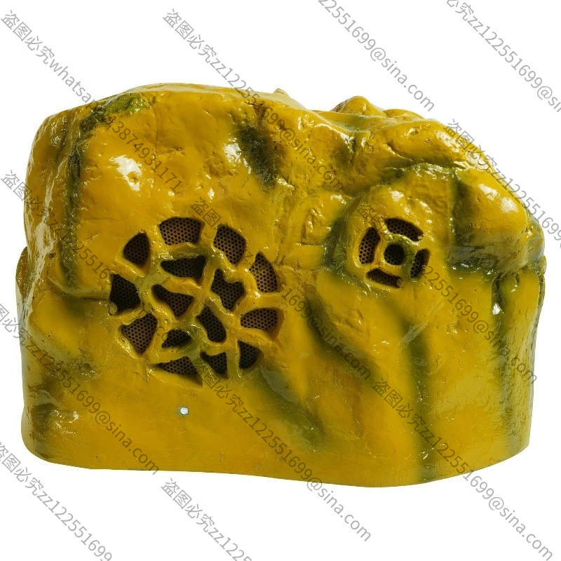 Suitable for Simulated Stone Lawn Audio Outdoor Villa Landscape Flower Garden Yellow Waterproof Speaker Spot