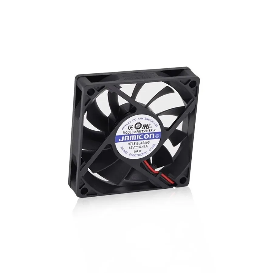 For  JAMICON KF0715H1SR-R 7015 12V 0.41A 7CM 2-Wire Cooling Fan