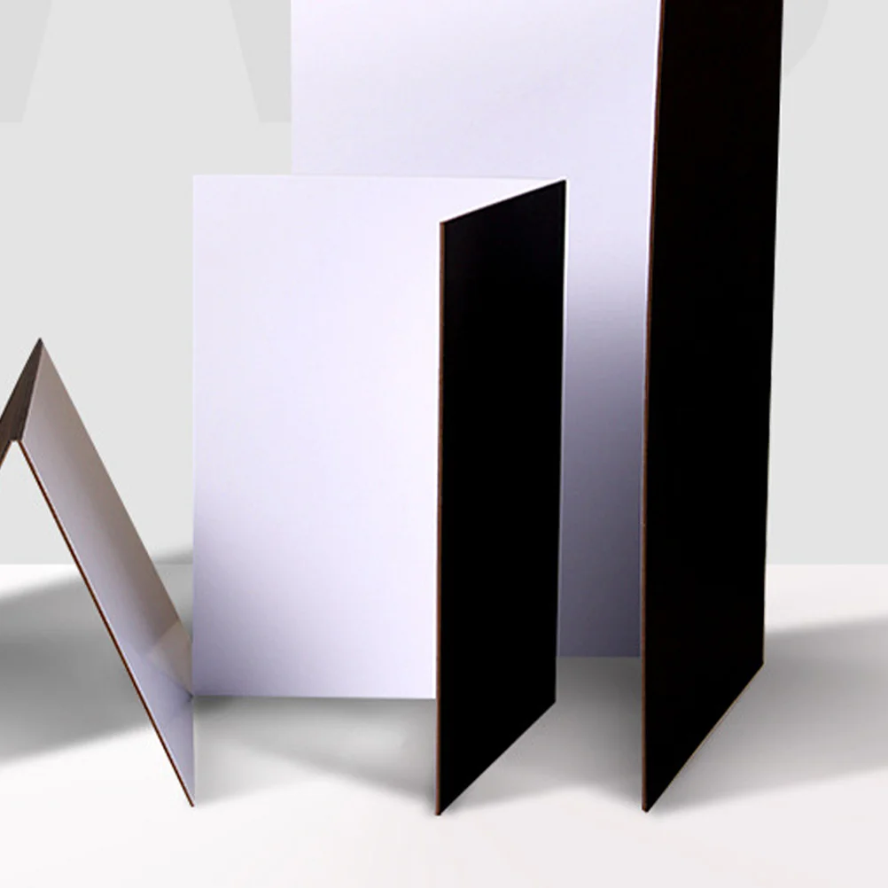 

Reflective Board Photography White Foldable Background Card Durable Standalone Photo Reflector For Tabletop