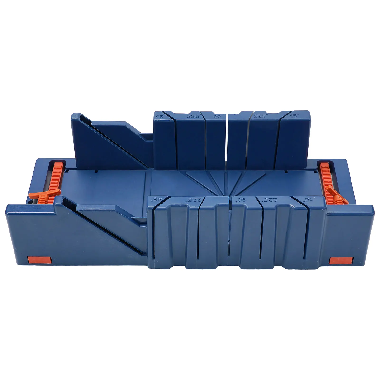 

Tool Mitre Saw Box 45 Degree Cutting Clamping Cutting Multifunction 90 Degree Cutting ABS Plastic Blue Cabinet Mitre
