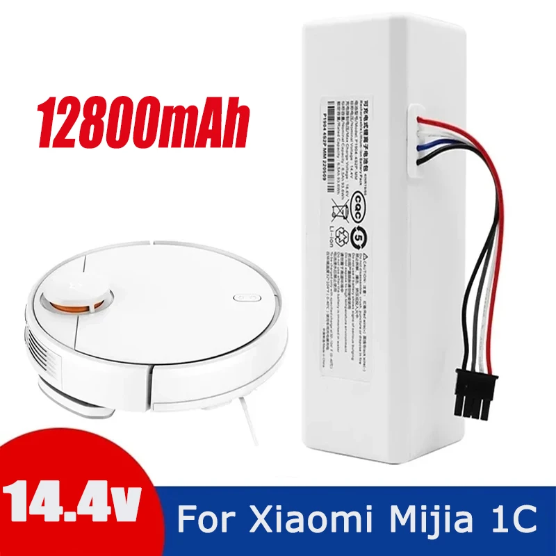 

NEW 14.4V 6500mah P1904-4S1P-MM Battery For Xiaomi Mijia 1C STYTJ01ZHM Robot Vacuum Mop Cleaner Accessories Parts