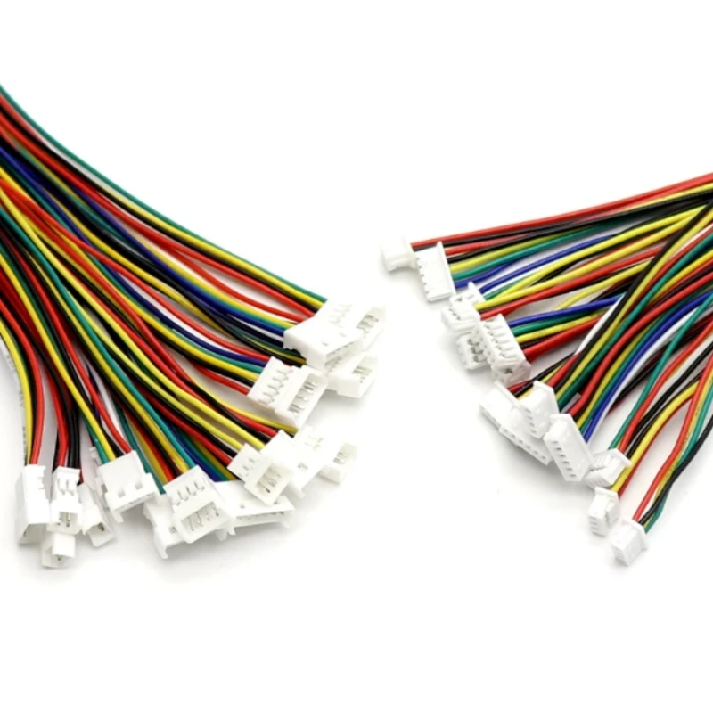 5Sets JST 1.25 Male Female Wire Connector 2P 3P 4P 5P 6P 7P 8P 9P 10P 11P 12Pin Pitch 1.25mm Plug Jack Terminal Cable 20CM