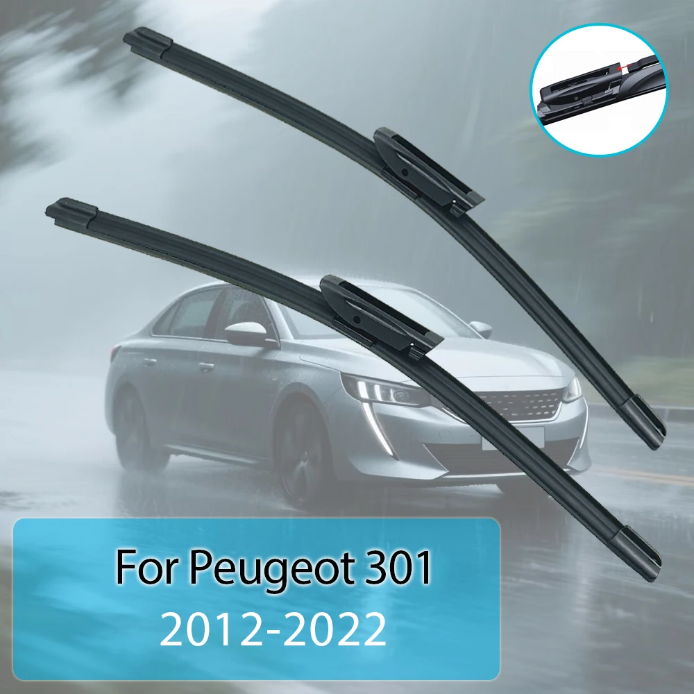 

Для Peugeot 301 2012-2022 24 ''+ 16'' щетка стеклоочистителя автомобиля передние дворники подходят байонетный рычаг лобовое стекло автомобильные щетки стеклоочистителя