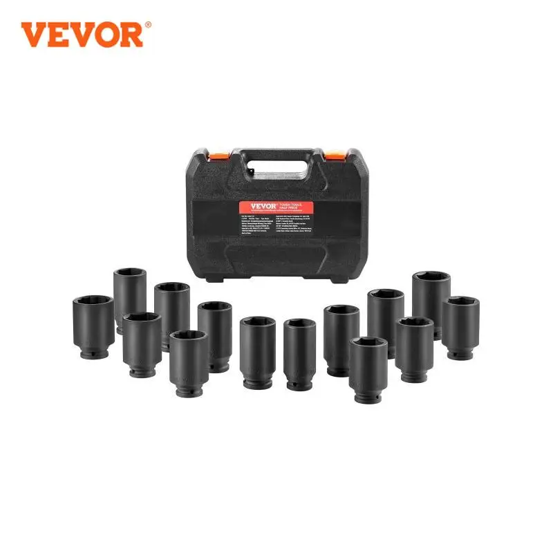 VEVOR Axle Nut Impact Socket Set 1/2