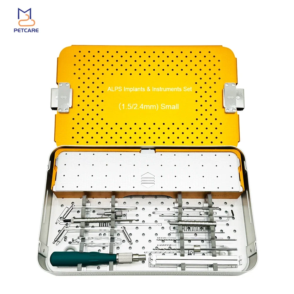 1.5/2.4mm ALPS Implants and Instruments Set, Small Veterinary orthopedi, Surgical Instrument, Hand Tools, Medical Accessories