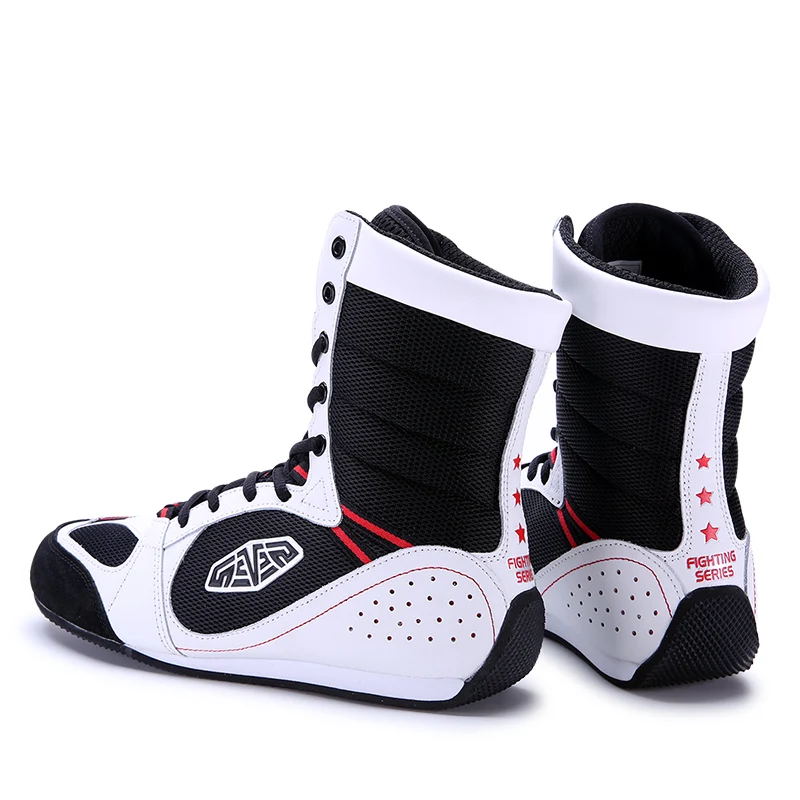 Men's Professional Wrestling Shoes Comfort Training Boxing Wrestling Boots Breathable Fighting Weight Lifting Sneakers for Men