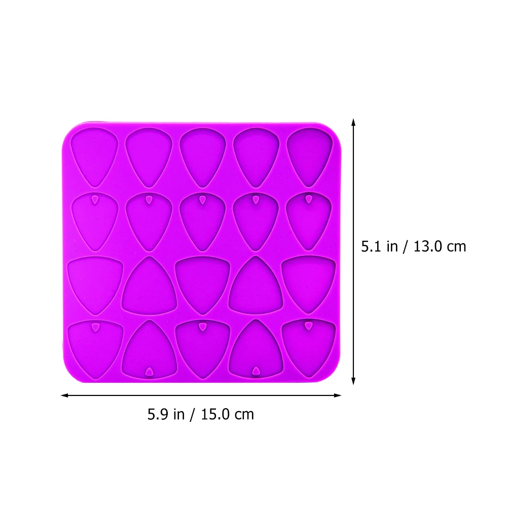 

Guitar Picks Resin Mold Silicone Casting Molds for Epoxy DIY Crafts Triangle Shape Reusable Jewelry Accessories Parts