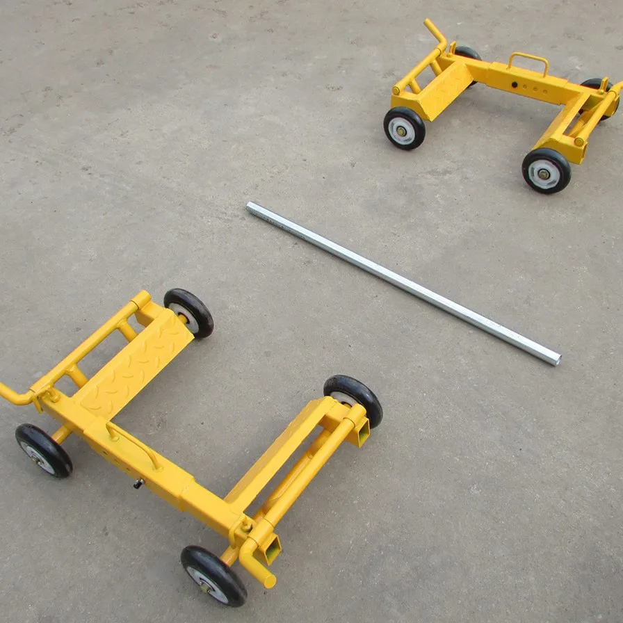 Directional Auxiliary‑Wheel Mechanical Lever Car Mover, Portable Fire Rescue Trailer Vehicle Moving Tool