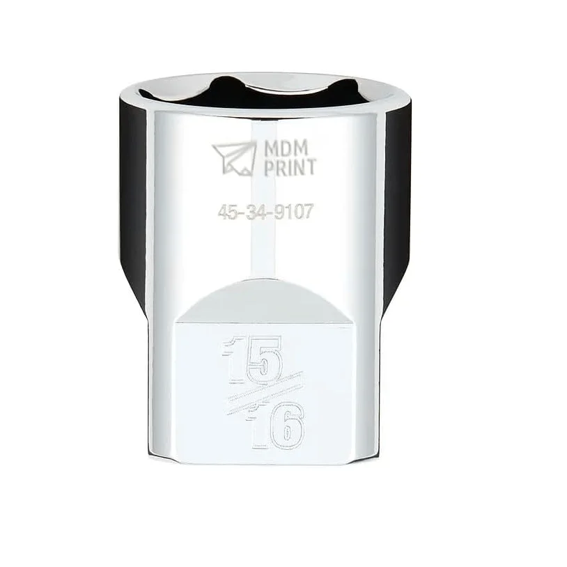 

1/2 in. Drive 15/16 in. SAE 6-Point Socket with FOUR FLAT Sides