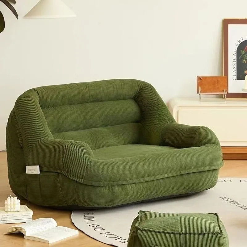 Lazy sofa can lie down and sleep, bedroom single sofa, small balcony living room reading leisure decompression nest chair