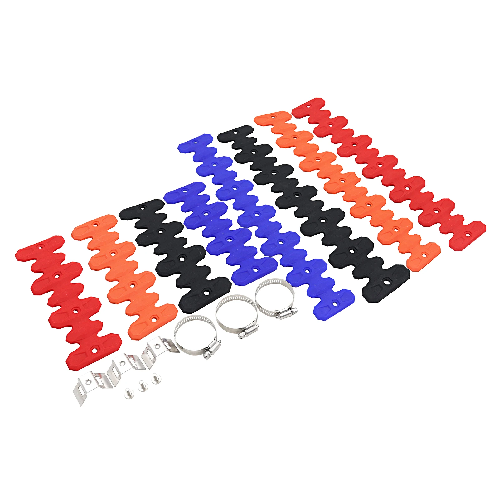 

Motorcycle Exhaust Muffler Pipe Shield Protector For Honda Yamaha Kawasaki CRF250R CRF450R CRF250X CRF450X Universal