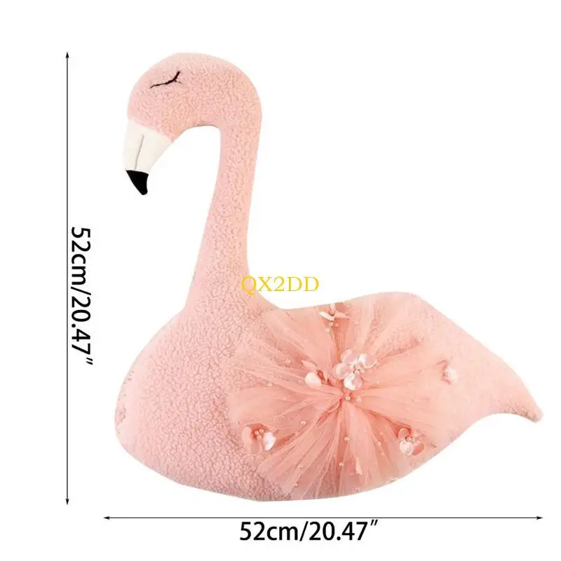 Almohada flamenco para posar bebés – Accesorios sesión fotos newborn - imagen 3