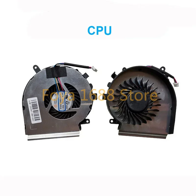 New Genuine Laptop Cooler CPU GPU Cooling Fan For MSI GL72M GE72VR GF72VR GP72MVR GL72VR MS-179B MS-1799