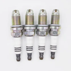 4pcs 101000033AA Spark Plug For Audi A3 A4 A6 90/100 VW Golf Beetle Magotan 101000051AA BKUR6ET10 2397 Ignition Plugs