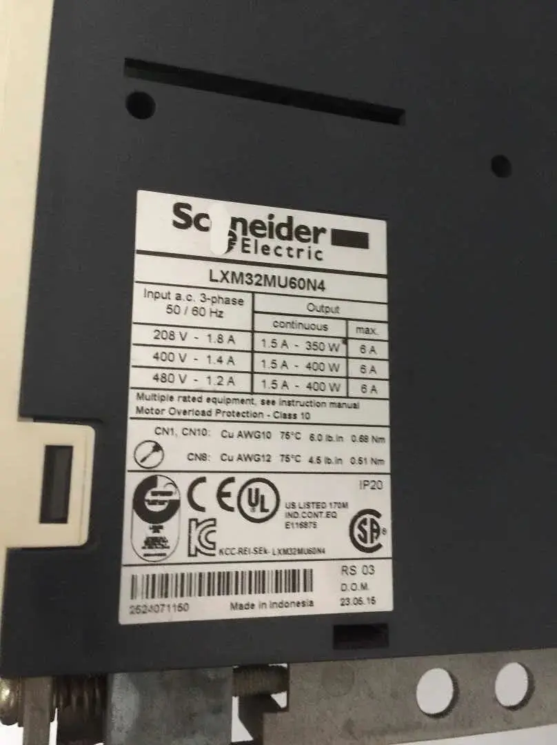 LXM32MU60N4 Servo Drive for Schneider