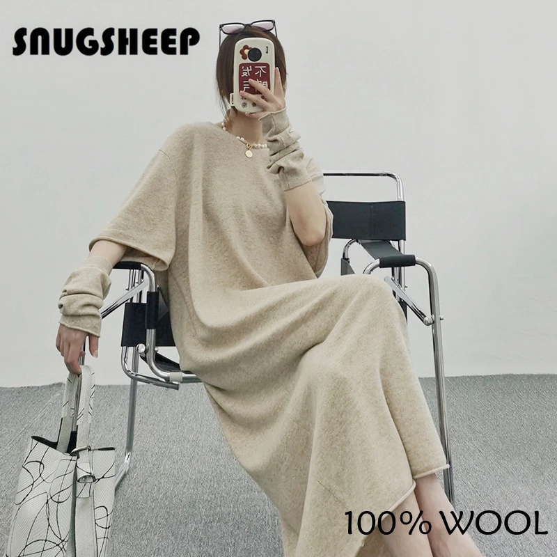 

t shirt dress women long sweater dresses baggy casual clothes woman loose style sweaters fashion aesthetic brand womens outfits