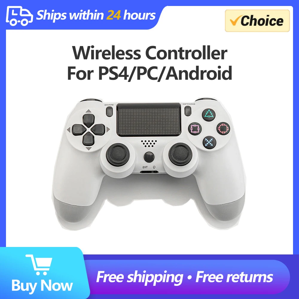 SONY PS4 Wireless Controller for PlayStation 4 Joystick Console for PS4 PC Android Support Bluetooth Wireless Gamepad