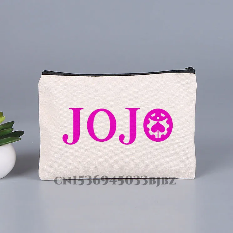 JoJo Bizarre Adventure Girl Makeup Bag Female Pattern  Organizer Bag Lady Pouches for Travel Bags Pouch Women's Cosmetic Bag