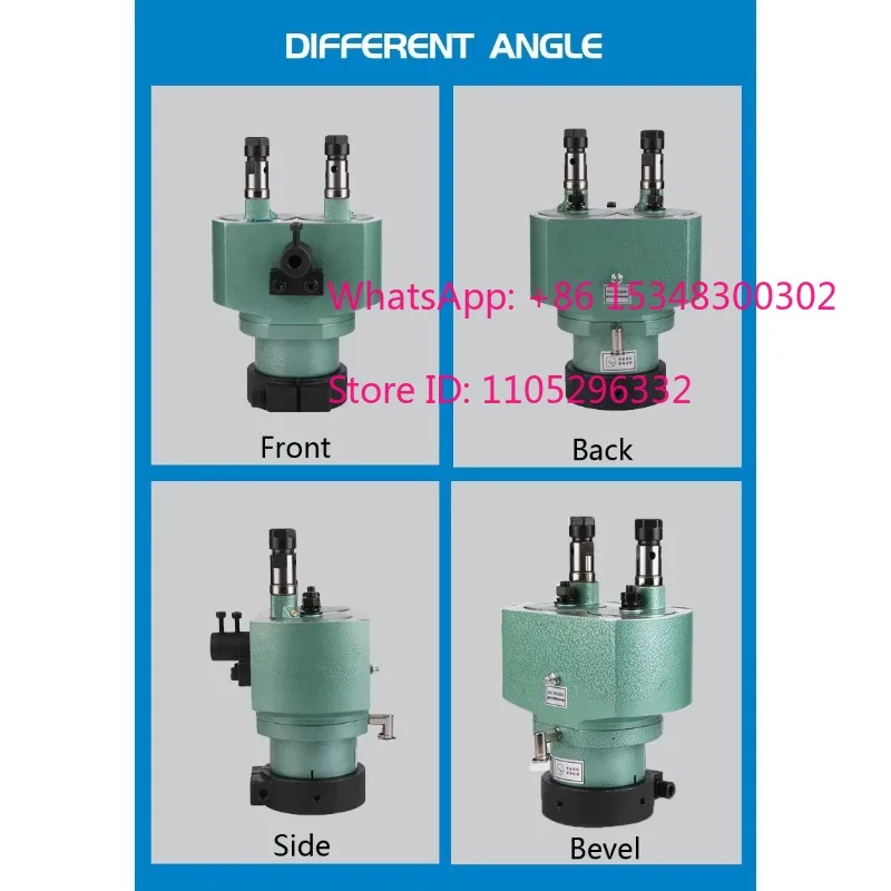 

1 шт. Т-образная многошпиндельная головка ST70 | Двухшпиндельный станок с ЧПУ для сверления, промышленный прецизионный инструмент для обработки металла