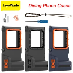 JayoWade Professional Diving Phone Cases For iPhone 15 14 13 Pro Max Xiaomi 15M Depth Waterproof Cover For Samsung S23 S22 Ultra