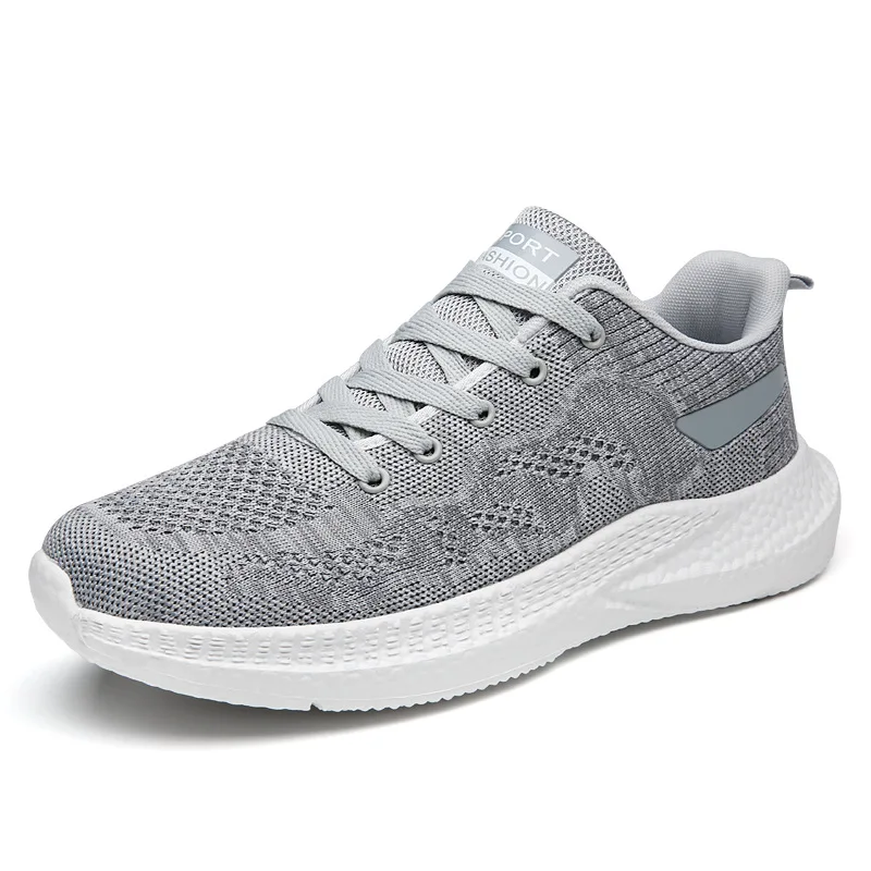 

2025 летние новые дизайнерские сетчатые туфли для мужчин, однотонные модные повседневные кроссовки, мужские легкие кружевные дышащие спортивные туфли для мужчин
