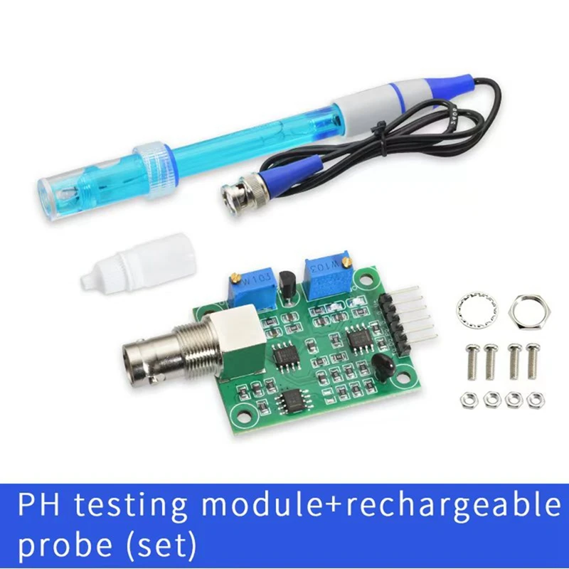 PH4502C PH Value Detection Sensor Module Kit Detection Regulator Soil Water Quality Acid-Alkali Concentration Sensor