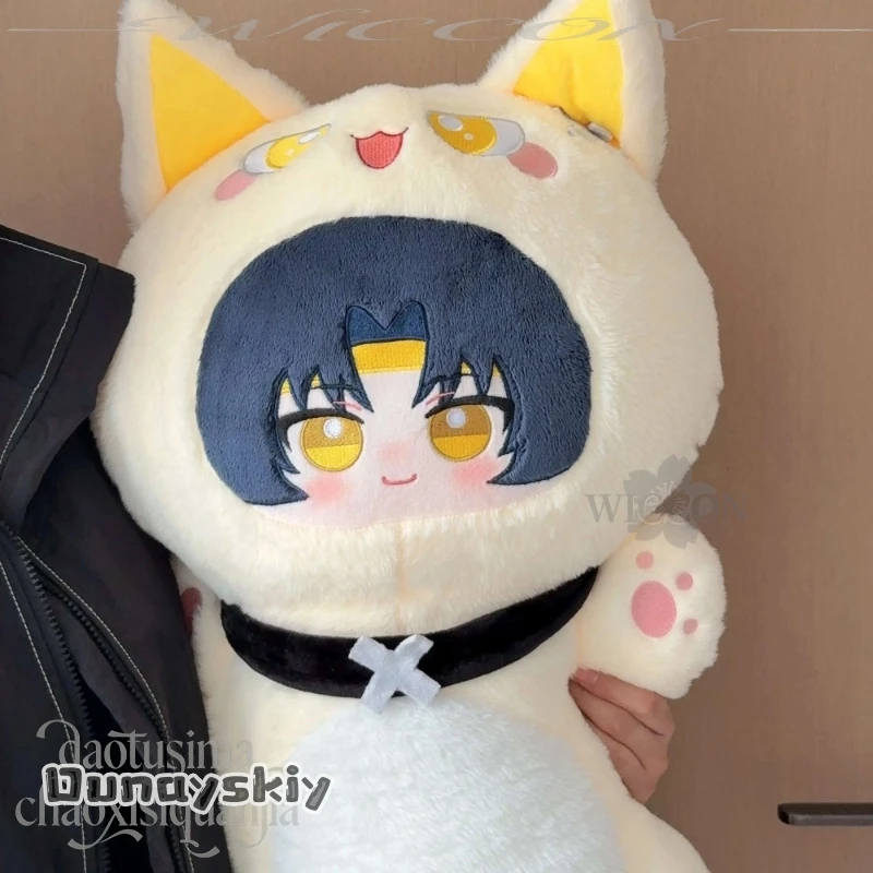Asaba Harumasa 80cm Cute Long Cushion Stuffed Anime Throw Pillow Sofa Bed Back Cushion Home Gifts Cosplay Game Zenless Zone Zero - view 4