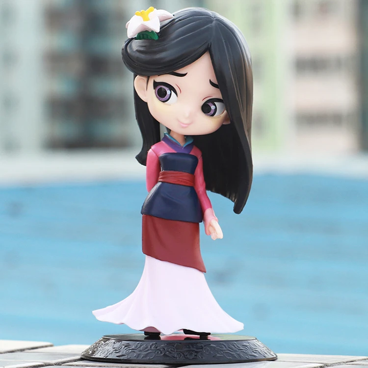 Q Posket Niedliche Große Augen Rapunzel Jenny Meerjungfrau Prinzessin PVC Anime-Puppen Sammlerversion Modell Spielzeug Geburtstagsgeschenk – Detail 6