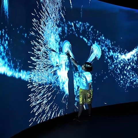 Manufacturer Interactive Projection Shooting Wall System High Precision Laser Tracking Sensor For Museum Exhibition