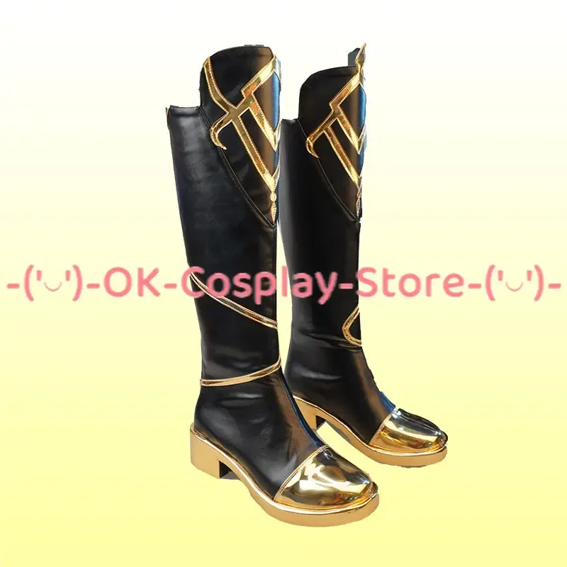 [Personalizowane] Buty do Cosplayu Aether Genshin Impact Rekwizyty do Odgrywania Ról Podróżników Halloween Karnawał Impreza Świąteczna Buty ze Skóry PU