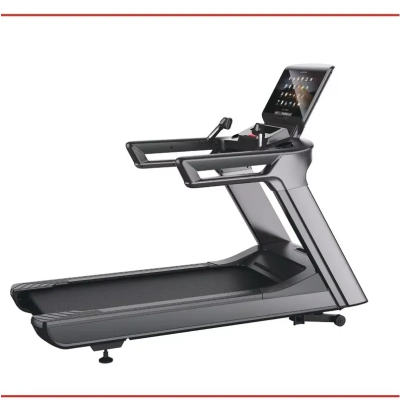 2025 Commercial Motorized Electric Treadmill with LCD Screen Steel Frame Without Heart Rate Monitoring