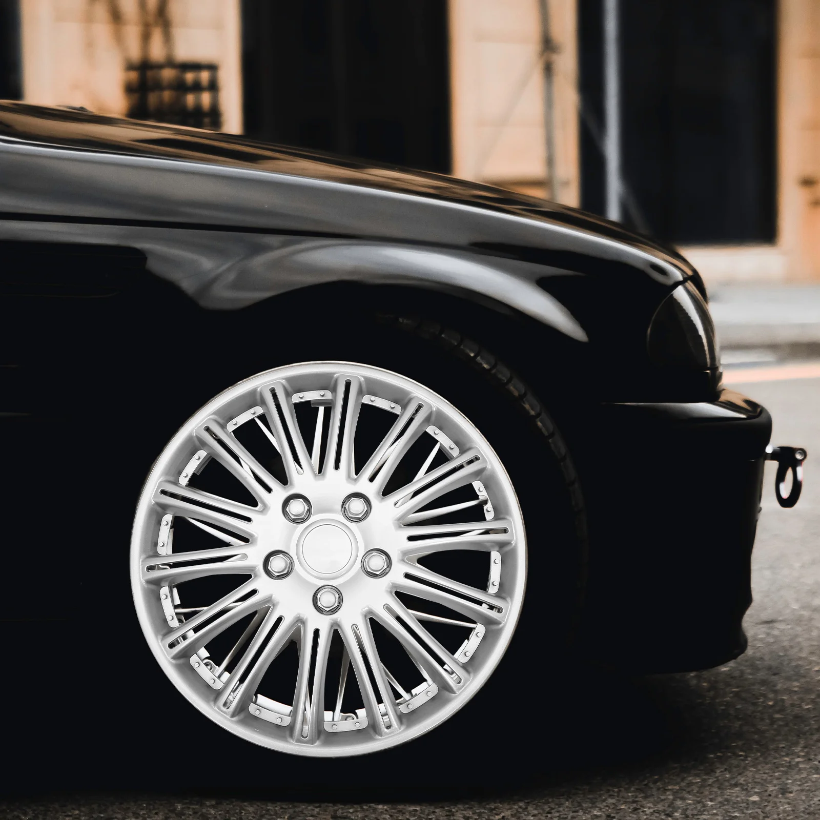 

14 Inch Car Hubcap Wheel Rim Cover Functional and Stylish Long Term Performance Prevents Debris Entry No Installation Tools